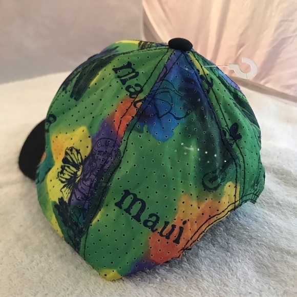 Island Crew Hawaii Adjustable SnapBack Tropical Color State Beach Baseball Cap - Picture 6 of 14